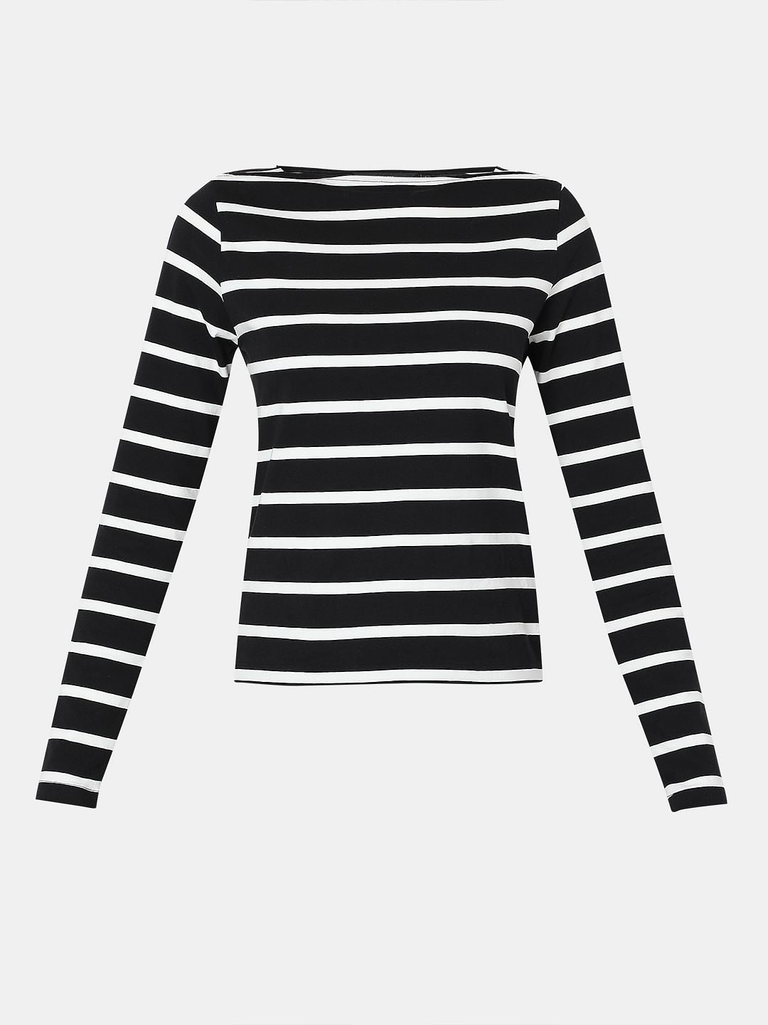 Black Striped Top