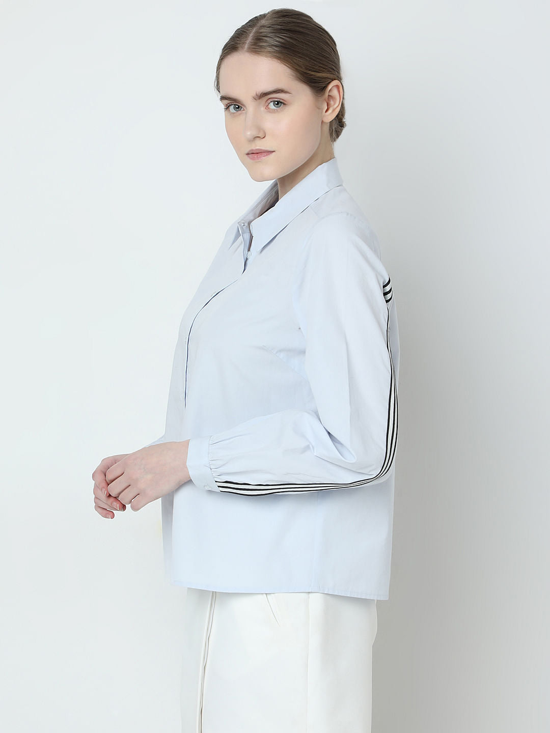 Sky Blue Cotton Shirt