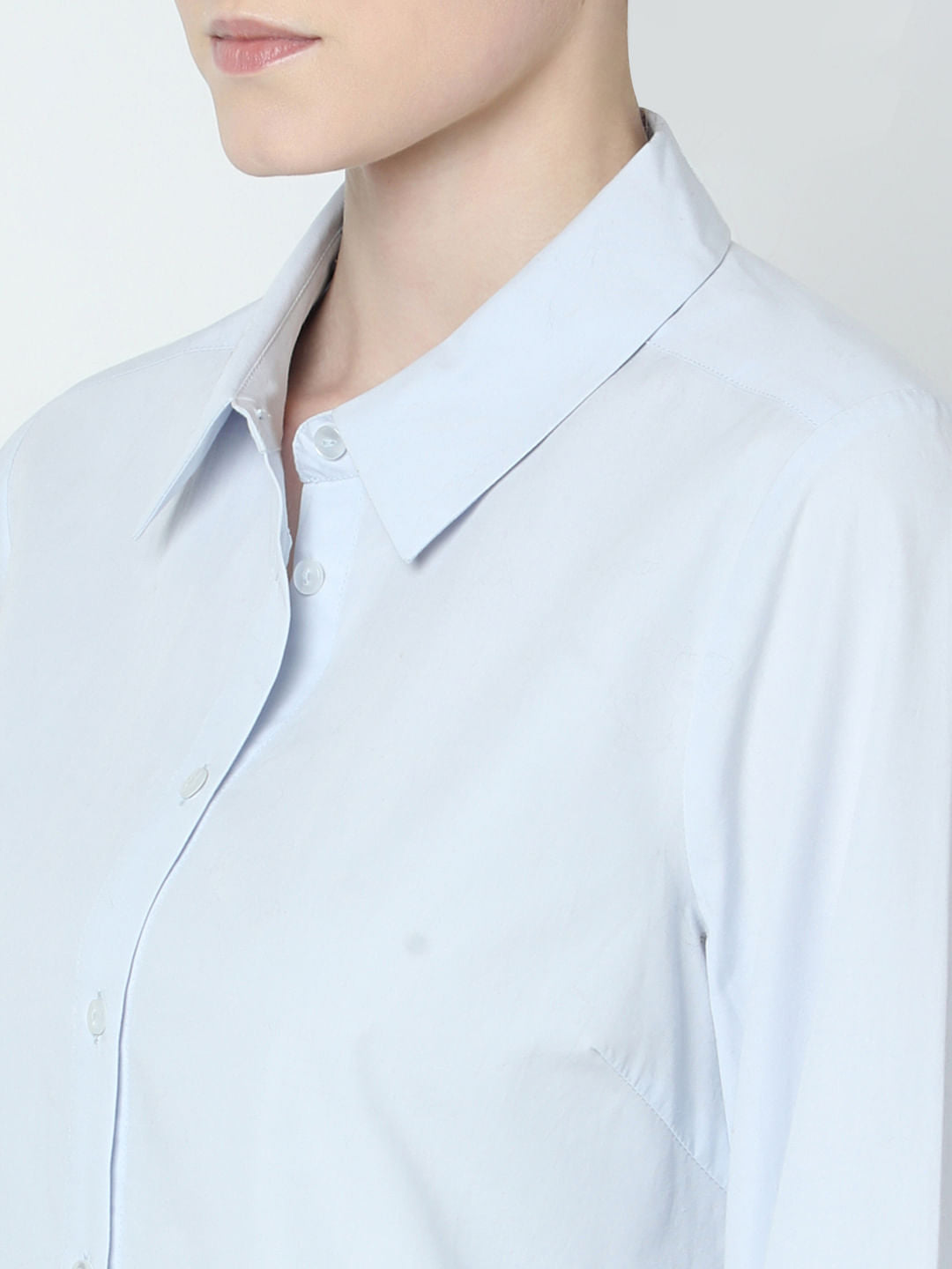 Sky Blue Cotton Shirt