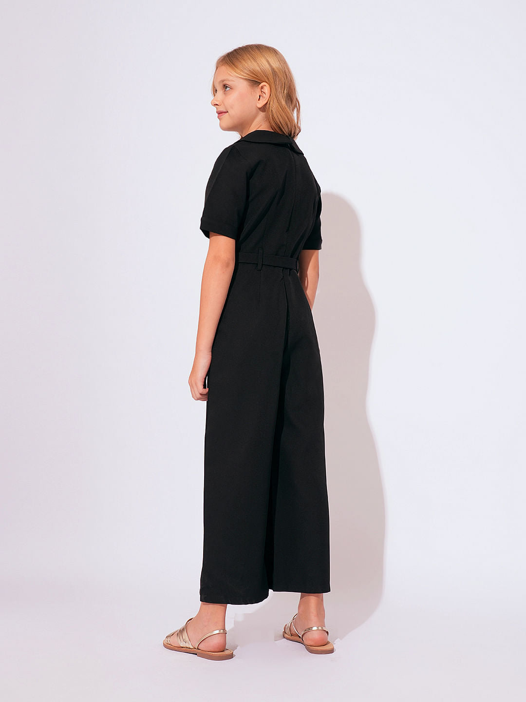 Girls Black Jumpsuit