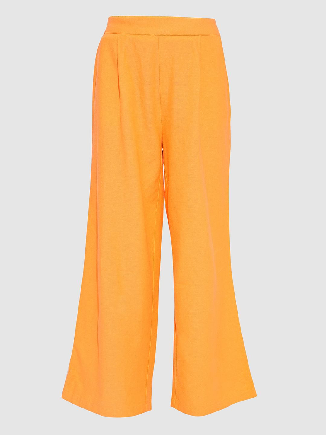 Girls Orange Co-Ord Set Pants