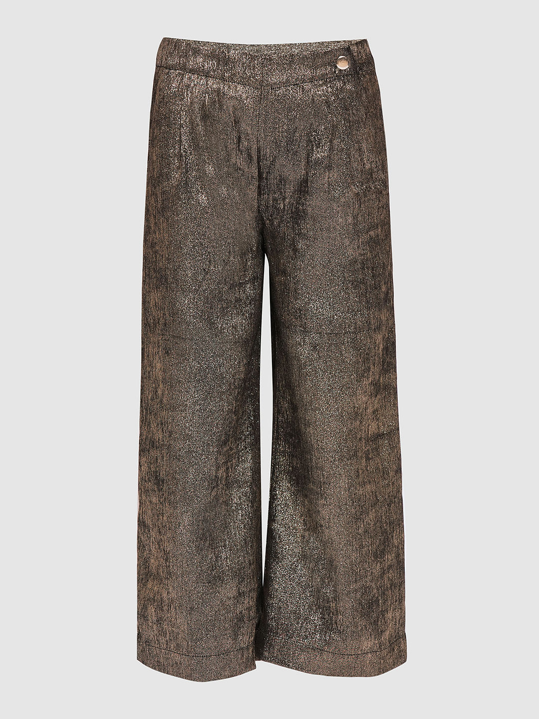 Girls Black Shimmer Co-Ord Set Pant