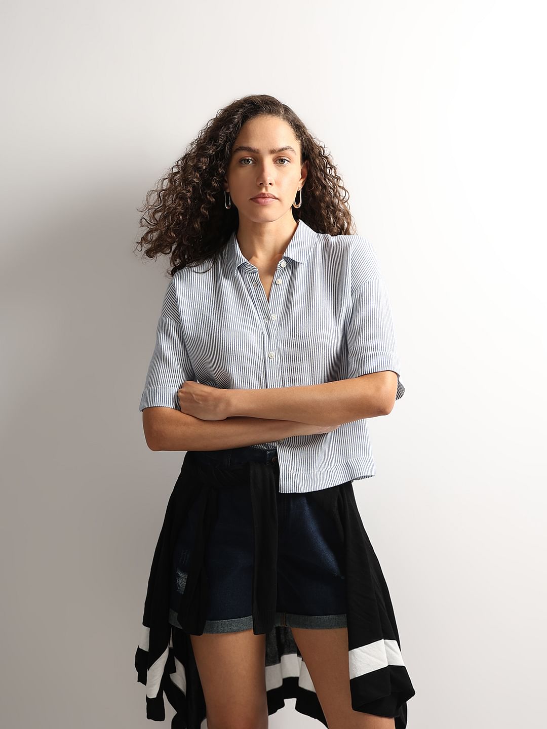 Blue Striped Shirt