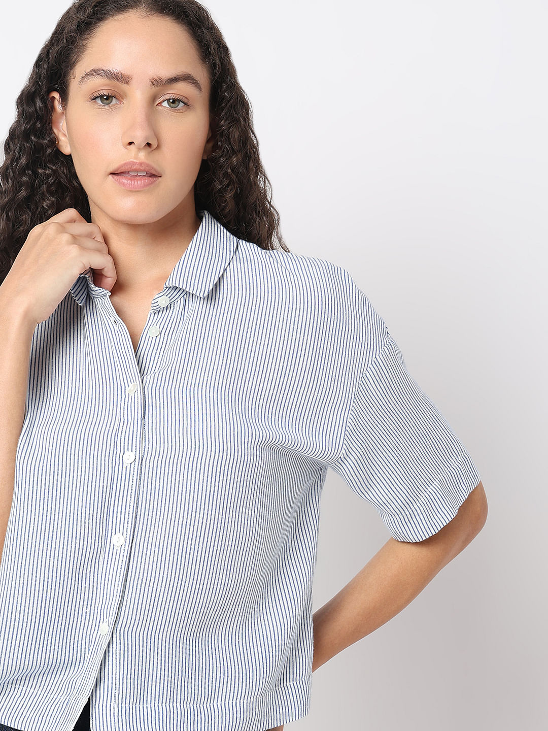 Blue Striped Shirt