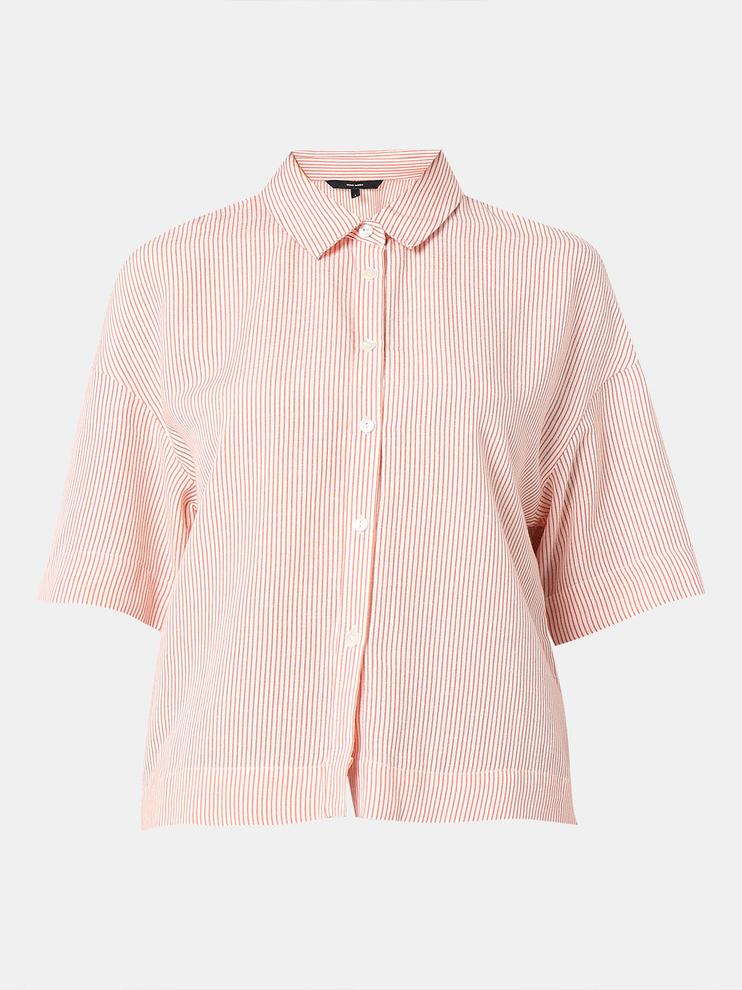 Orange Striped Shirt