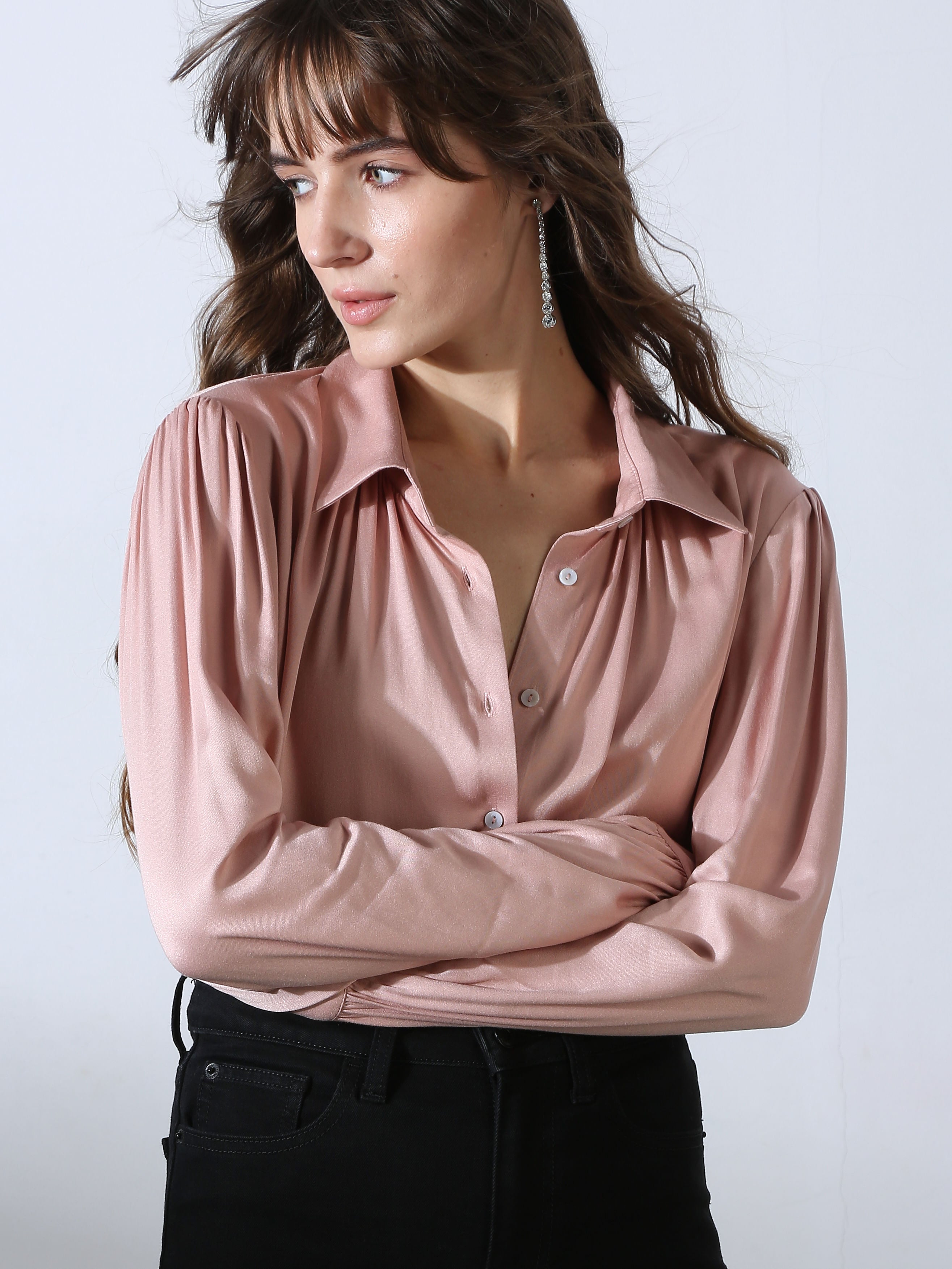 Pink Full Sleeves Shirt
