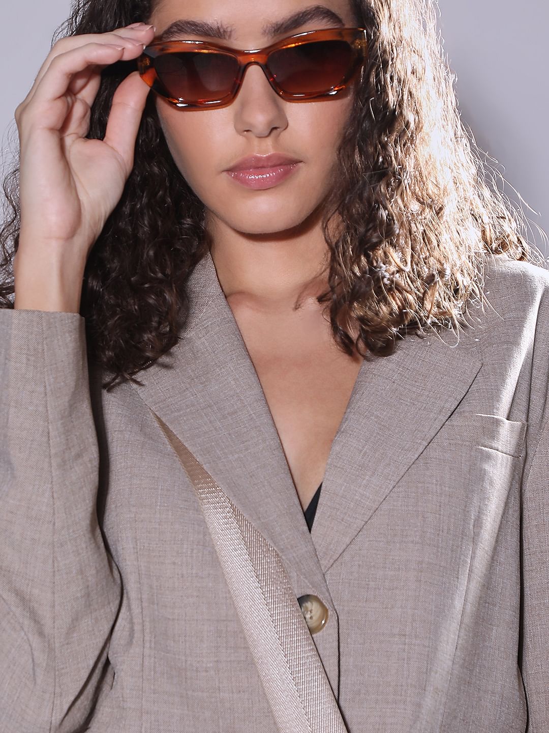 Brown Frame Sunglasses