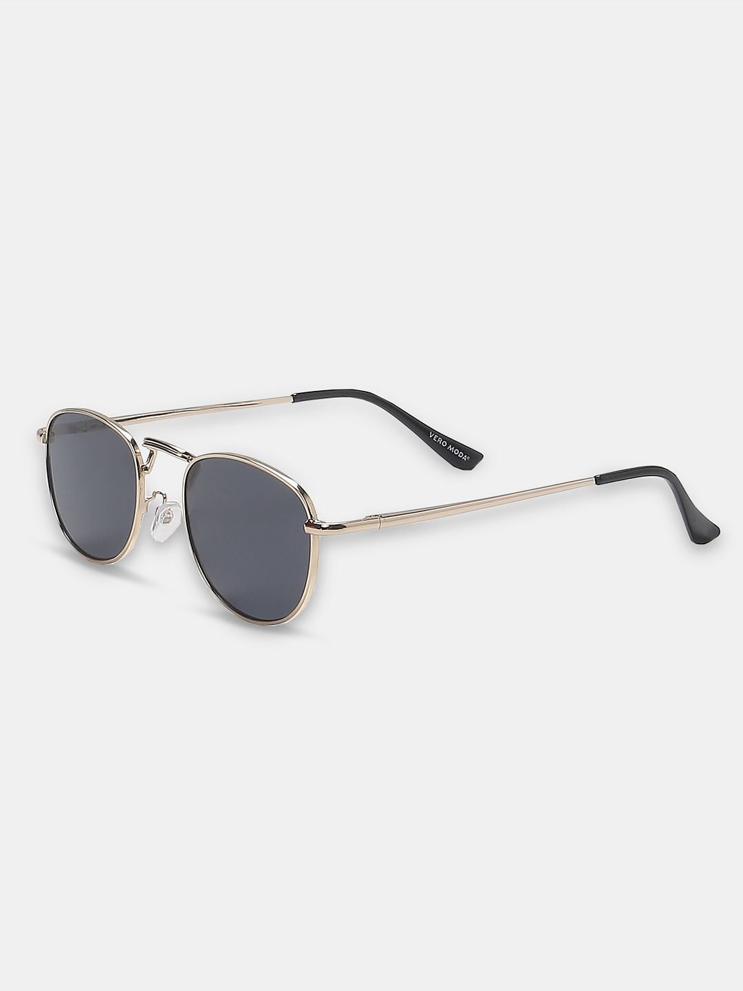 Black Oval Shape Sunglasses