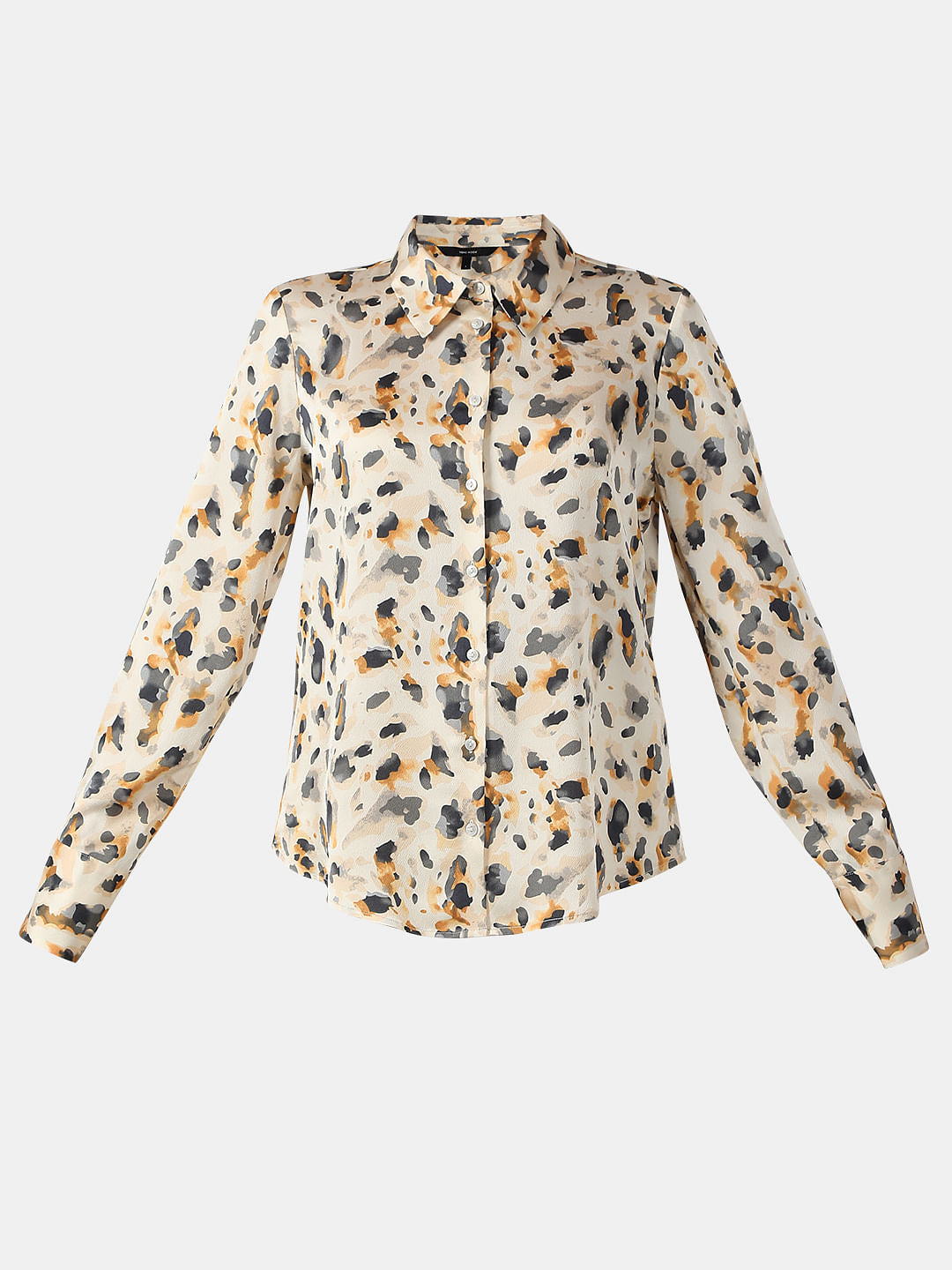 White Animal Print Shirt