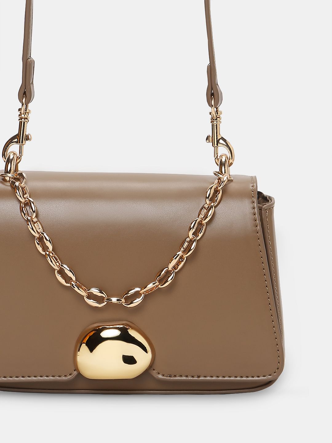 Beige Handbag