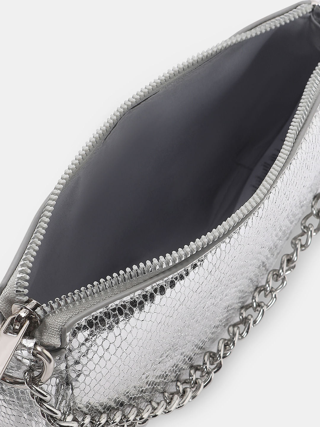 Silver Mini Handbag