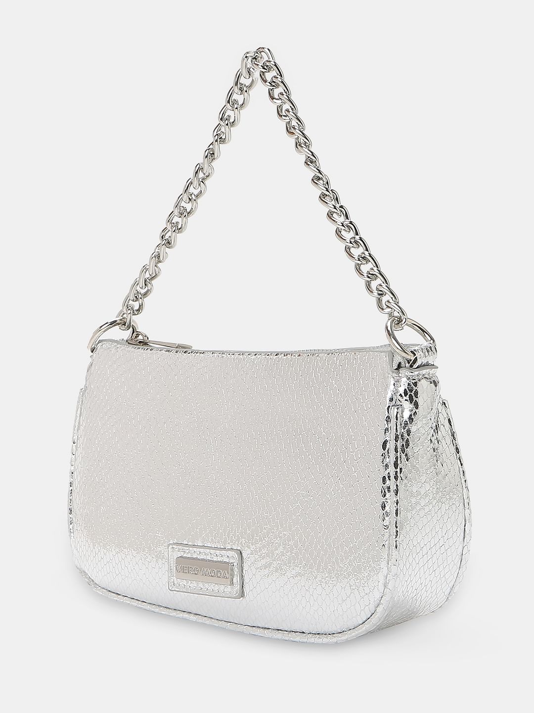 Silver Mini Handbag