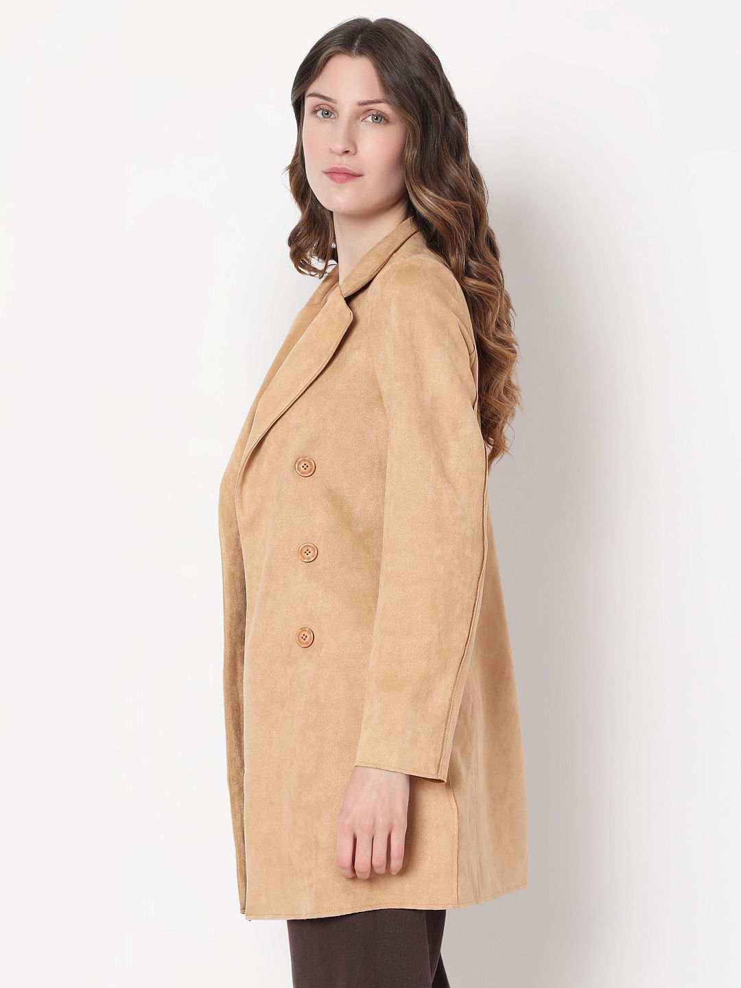 Brown Suede Coat