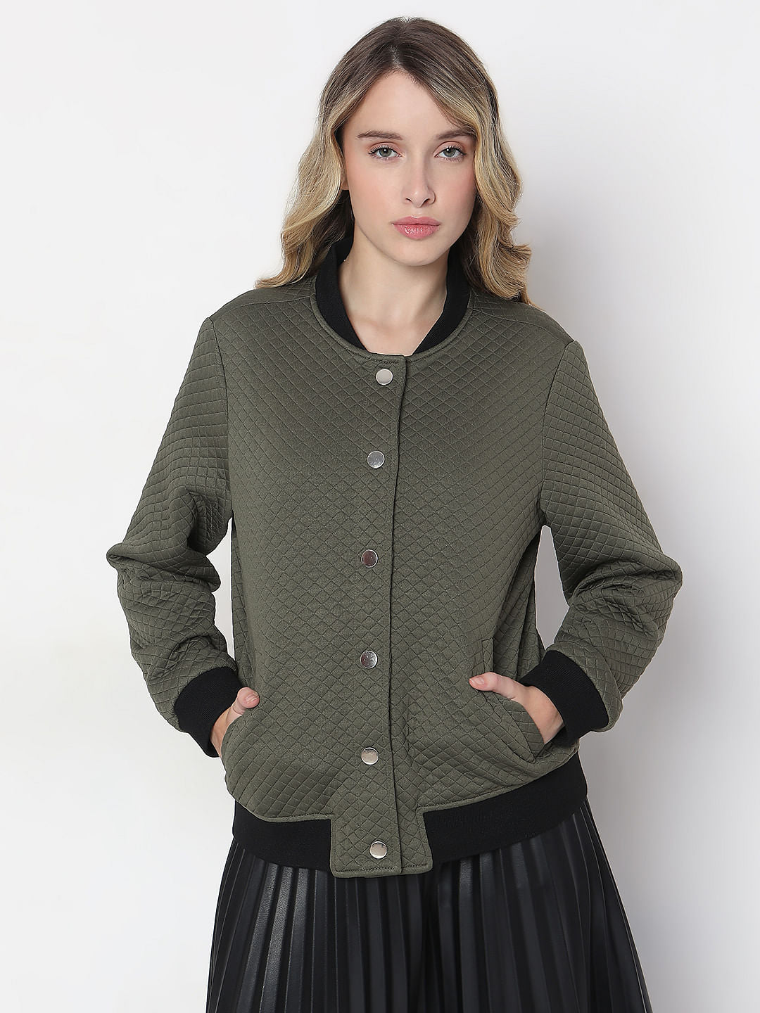 Green Bomber Jacket