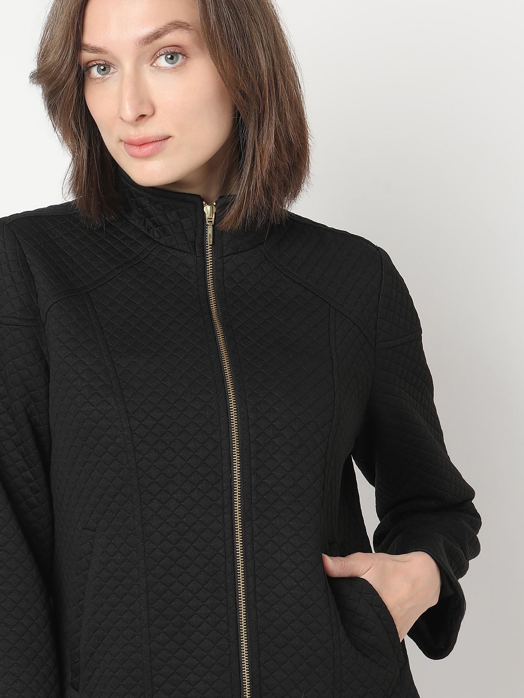 Black Quilted Jacket