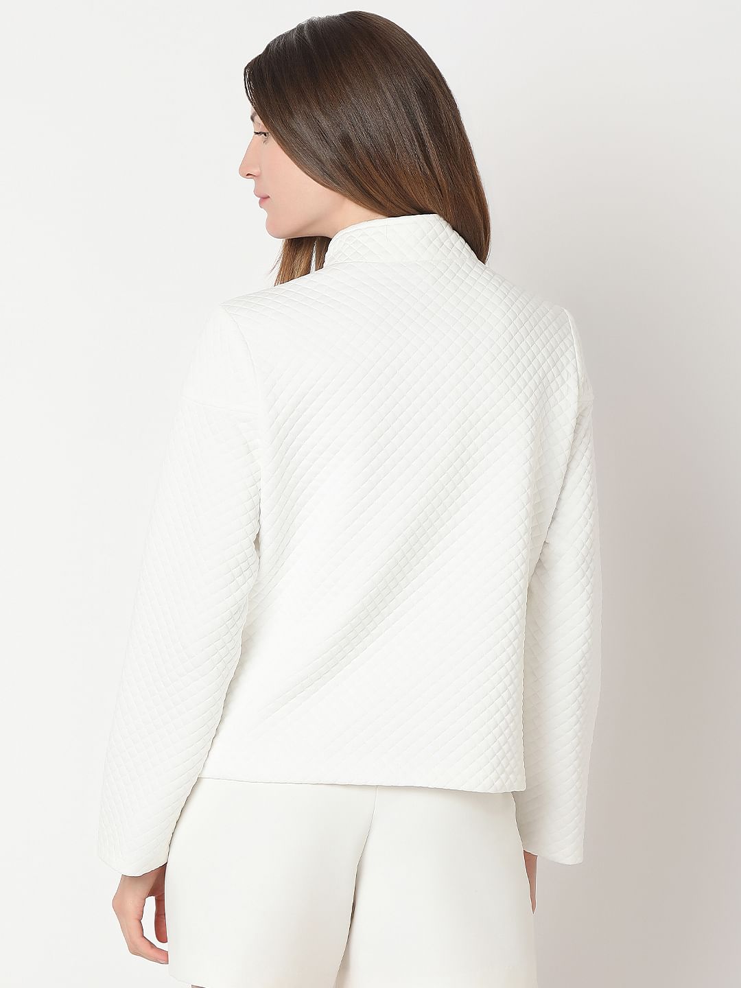 White Quilted Jacket