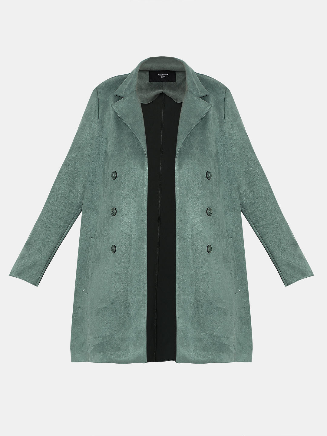 Curve Green Suede Jacket