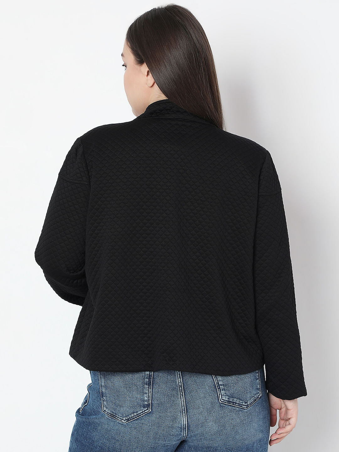 Curve Black Quilted Jacket