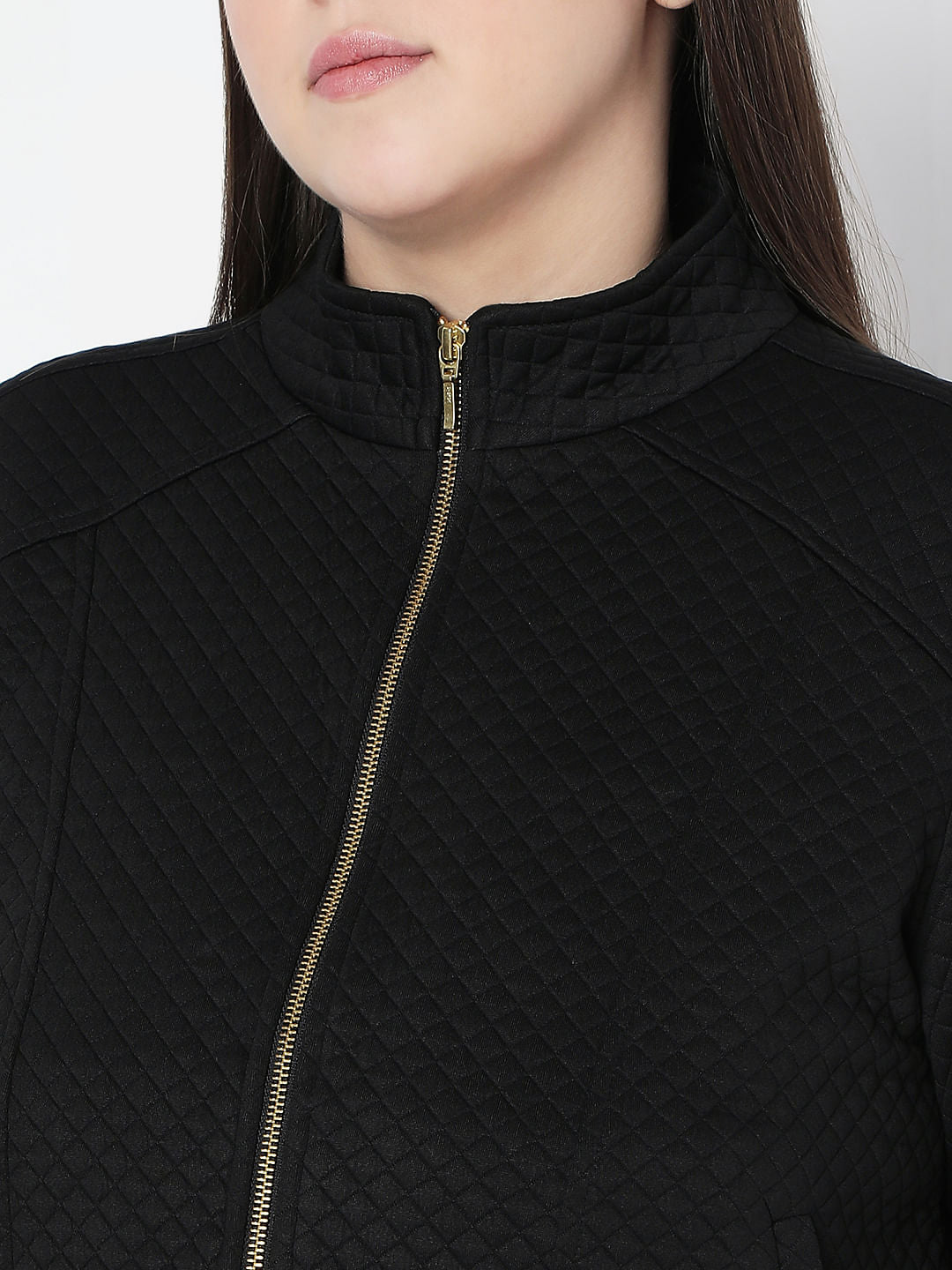 Curve Black Quilted Jacket