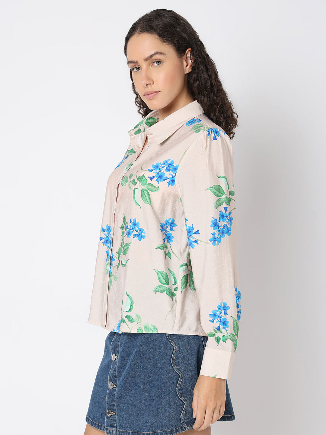 Off-White Floral Shirt