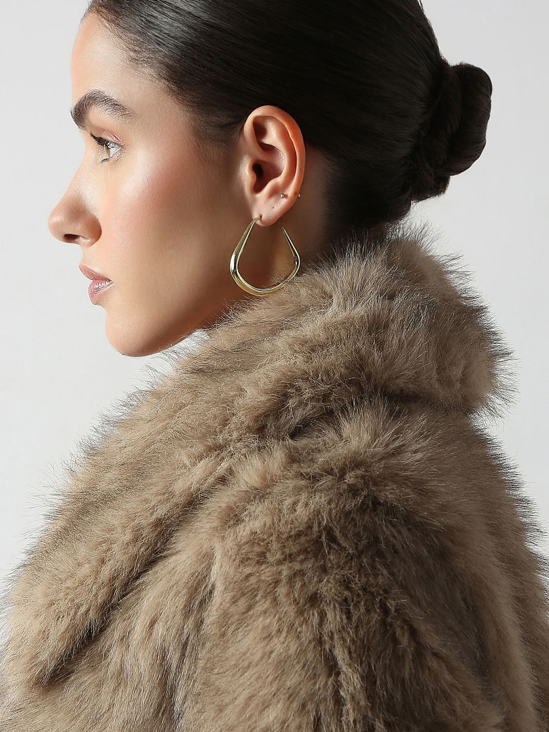 Golden Angular Hoops