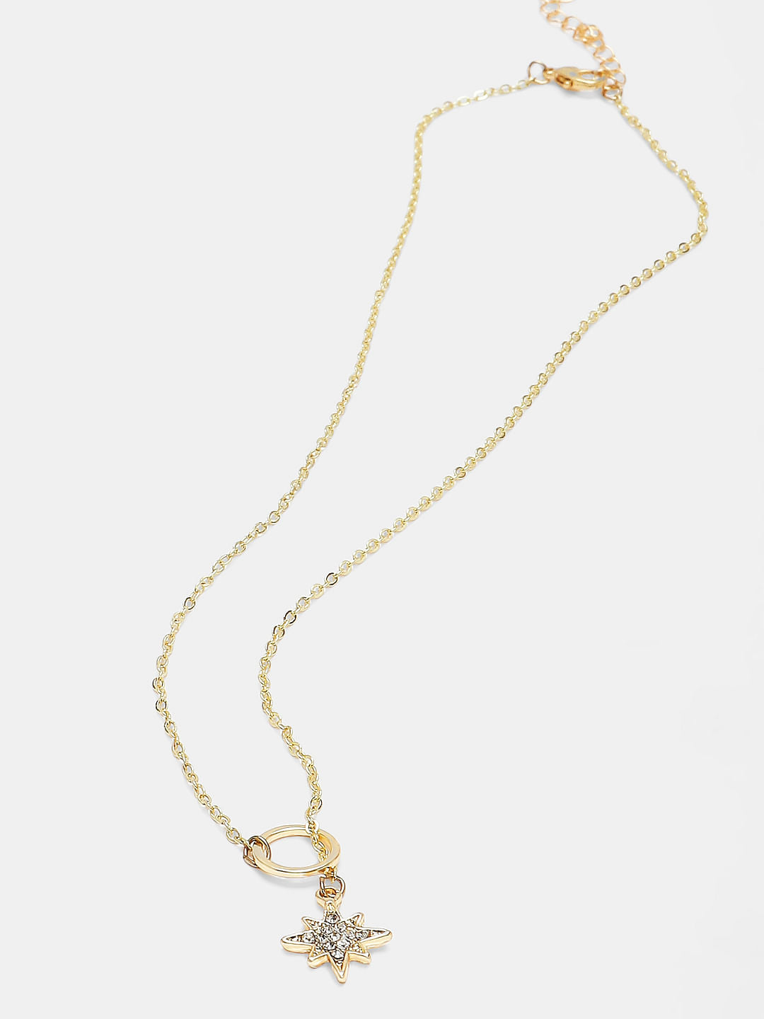 Golden Star Pendant Necklace