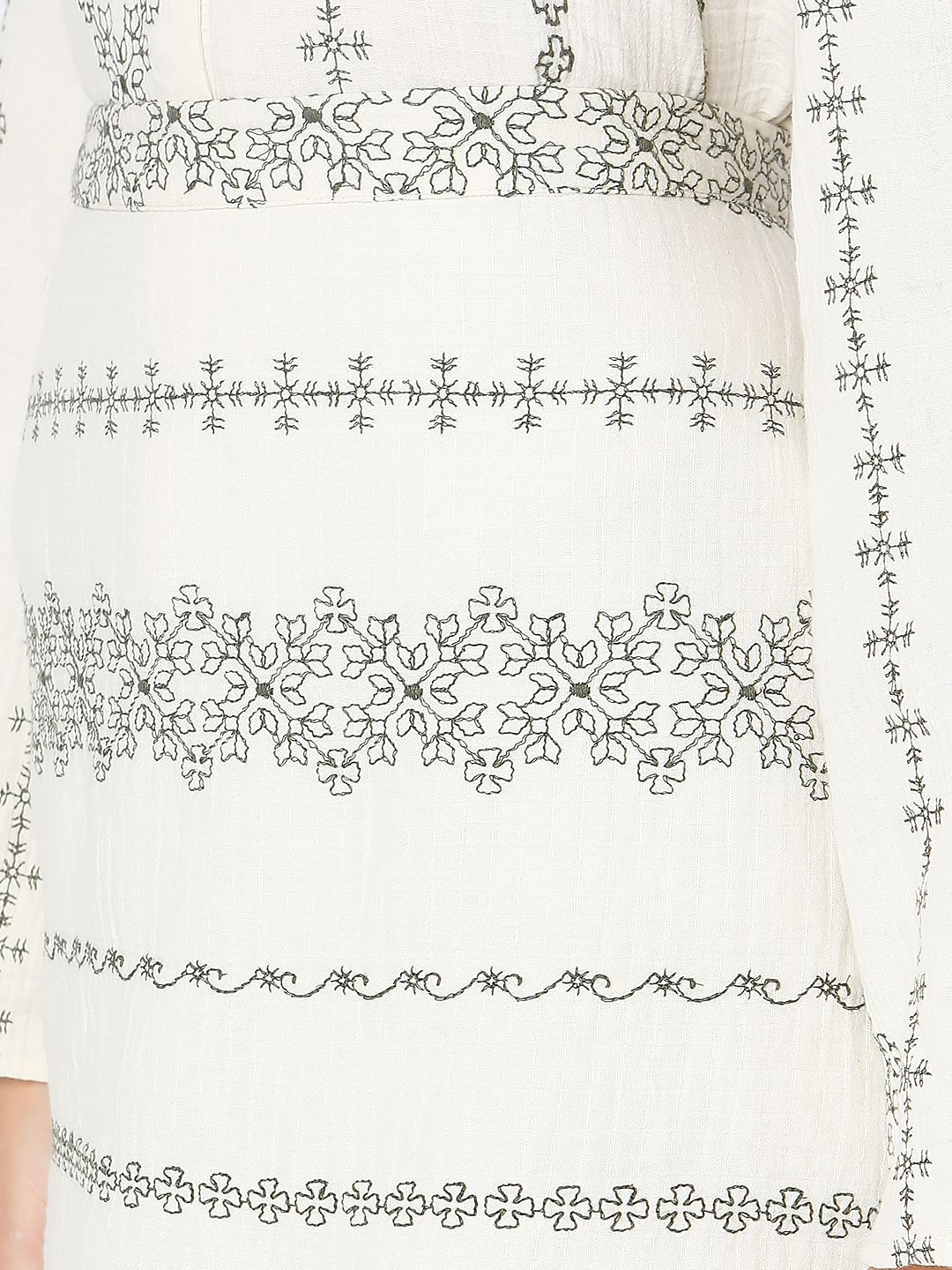 Off-White Printed Co-Ord Set Skirt