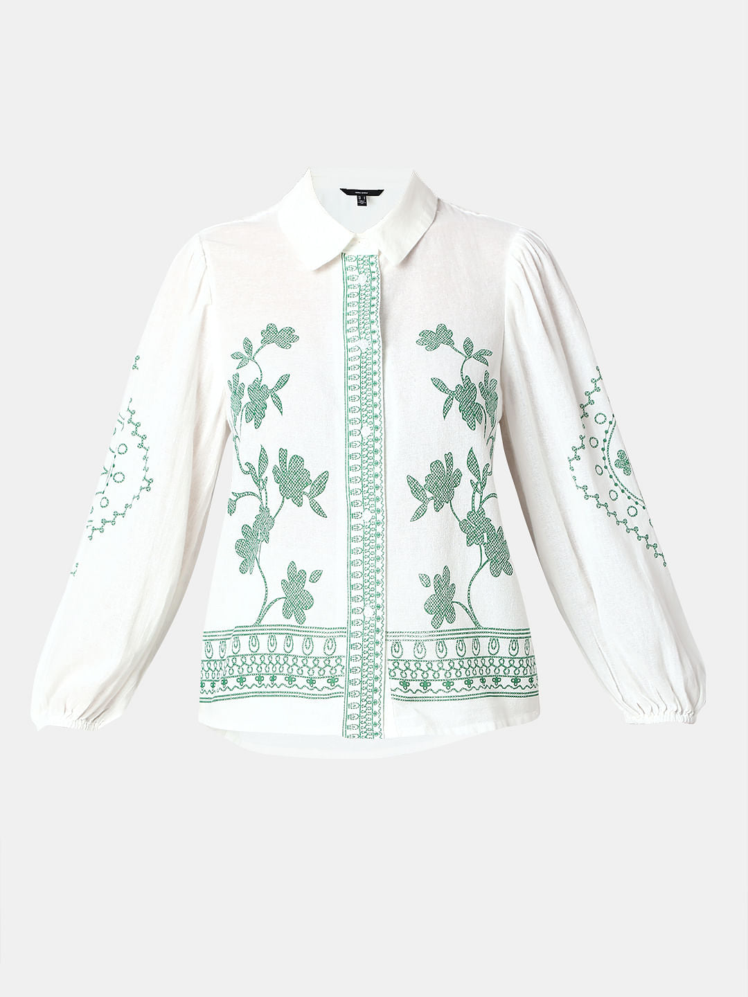 White Printed Shirt
