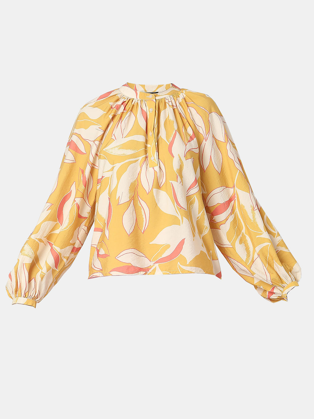 Yellow Printed Top