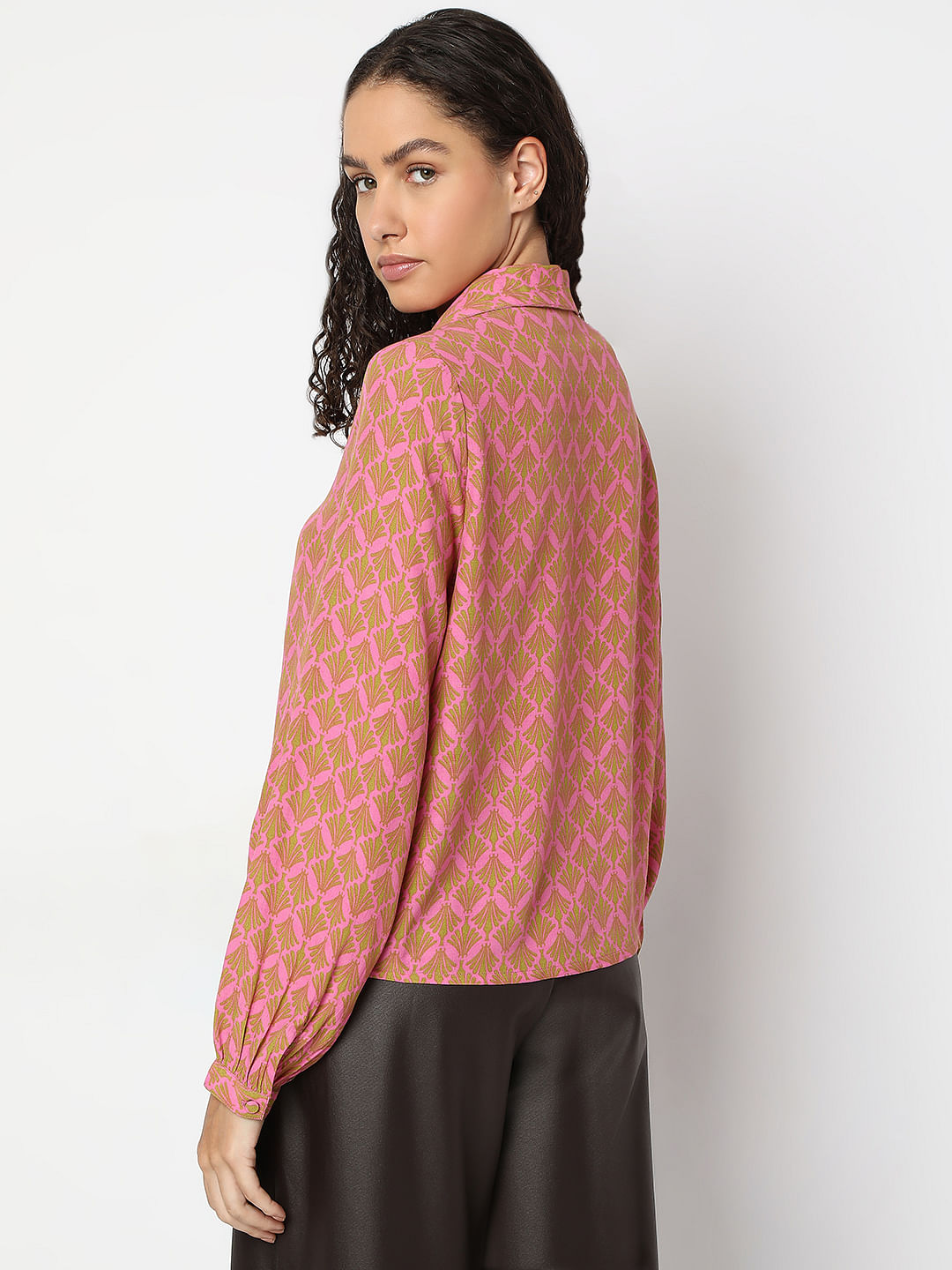 Pink Printed Shirt
