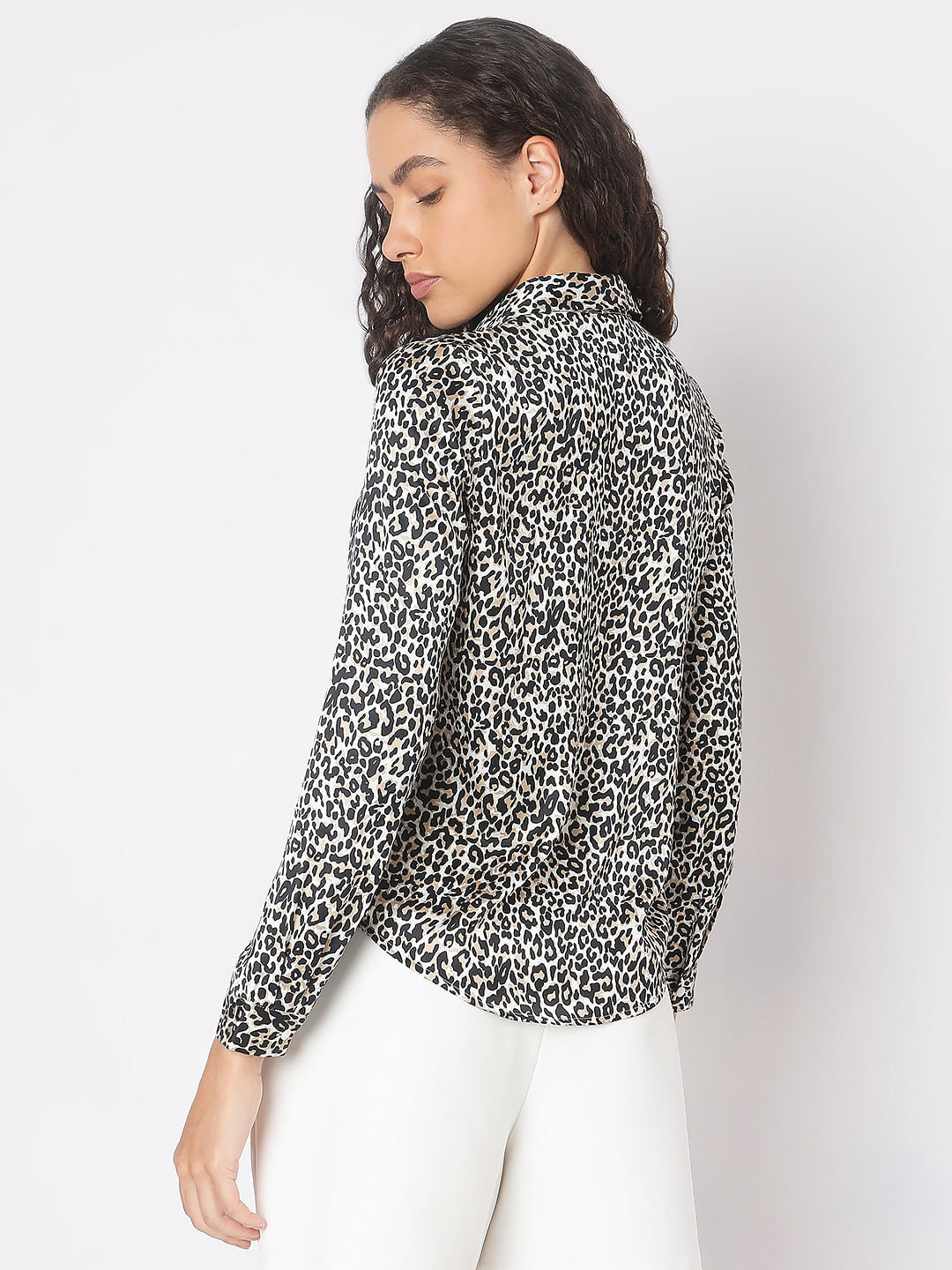 Black Animal Print Shirt