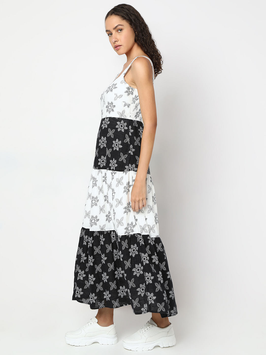 White Embroidered Maxi Dress