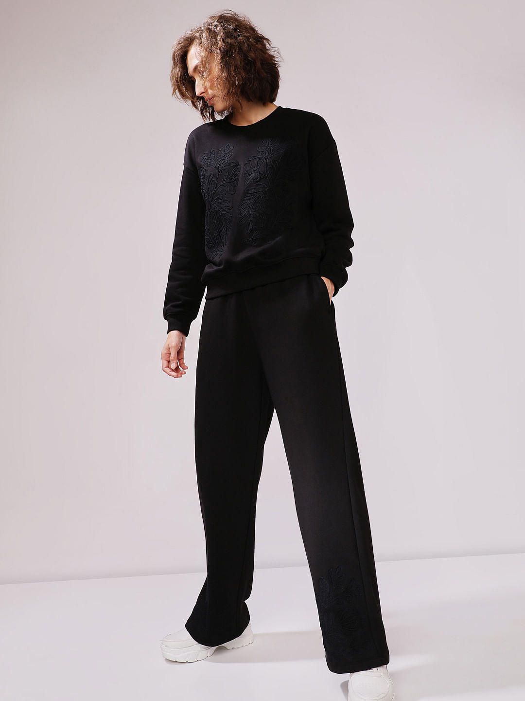 Black Cotton Sweatpant