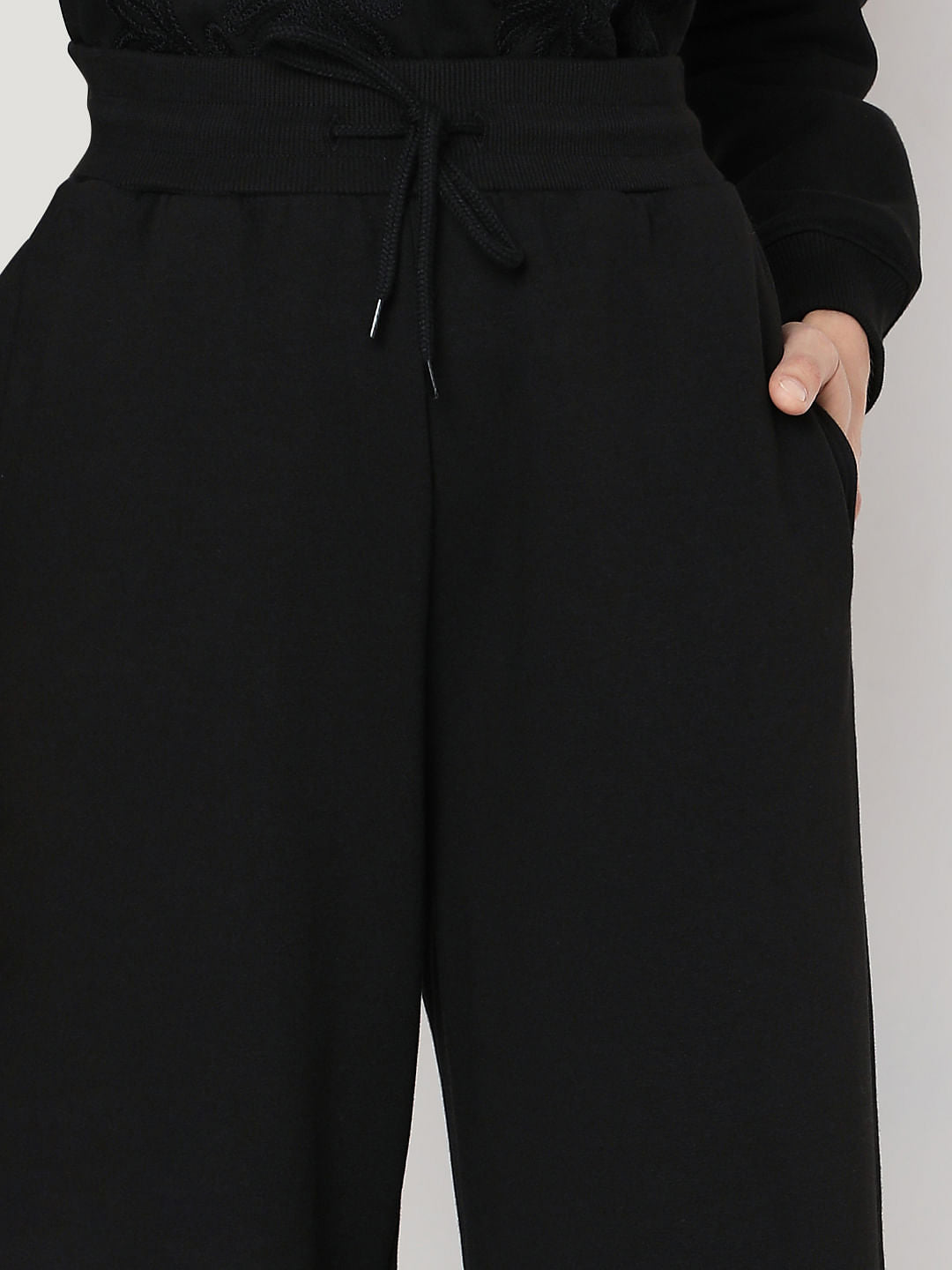 Black Cotton Sweatpant