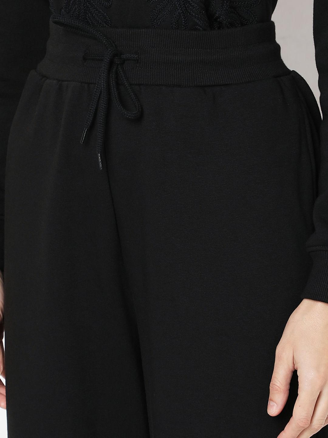 Black Cotton Sweatpant