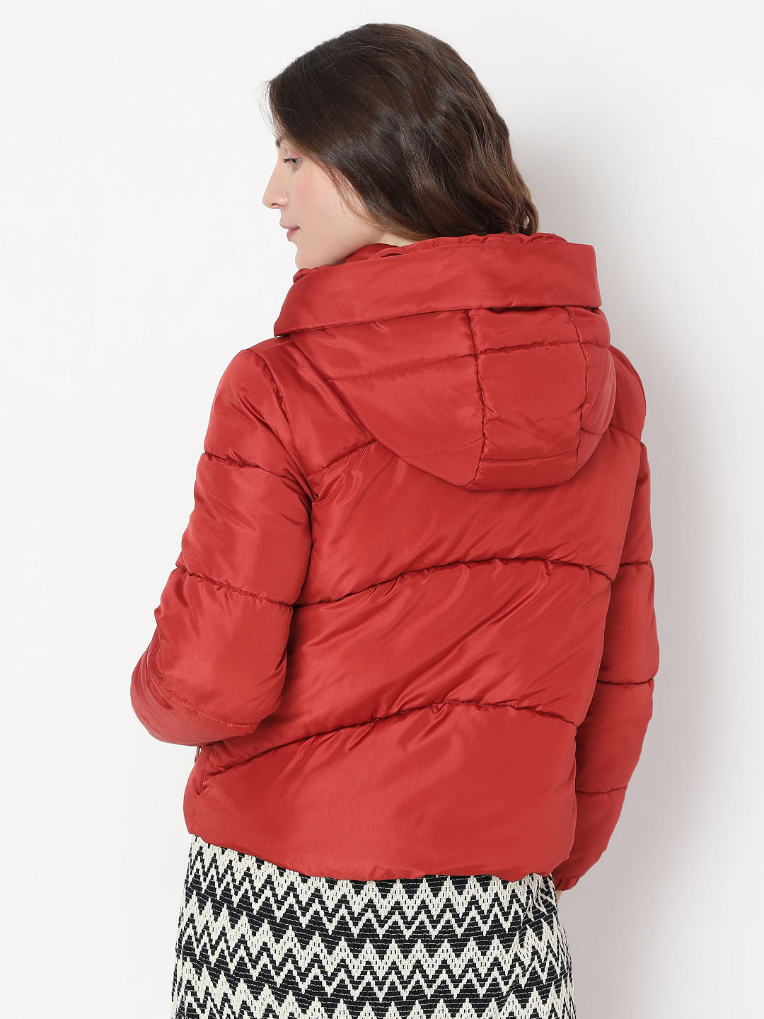 Red Hooded Jacket