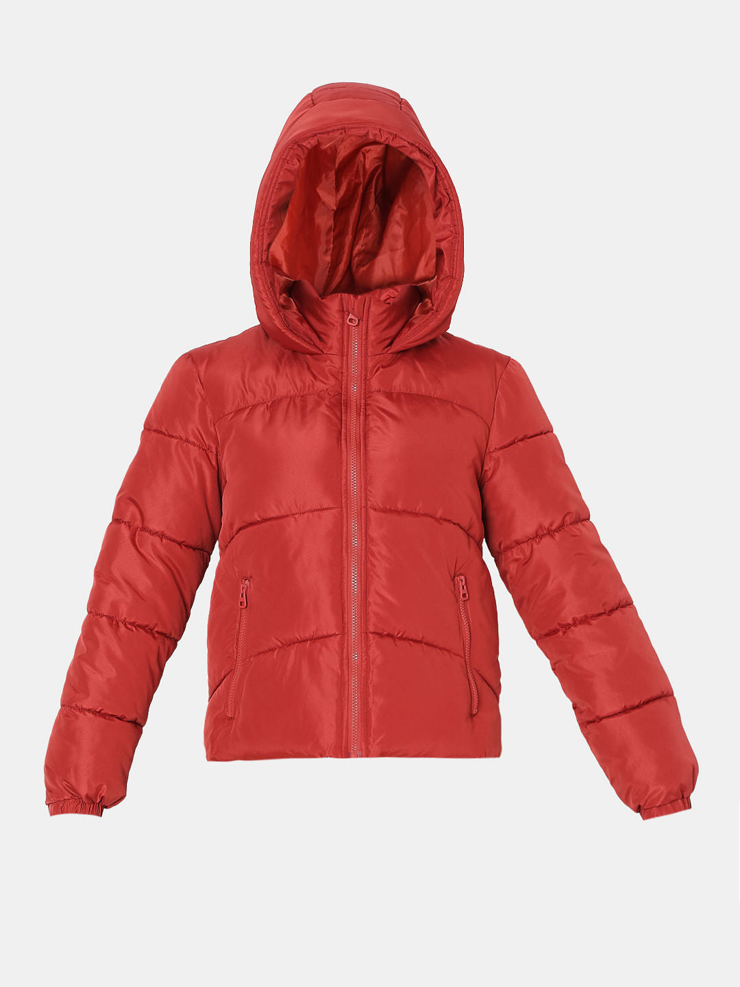 Red Hooded Jacket