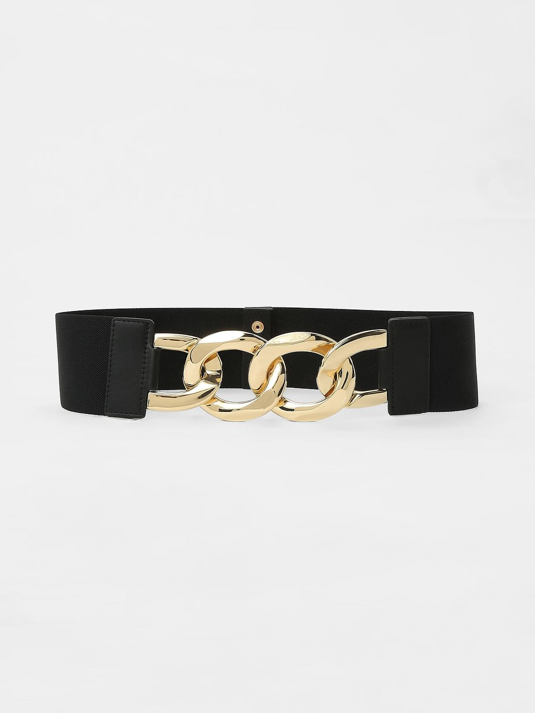 Black Slim Waist Belt
