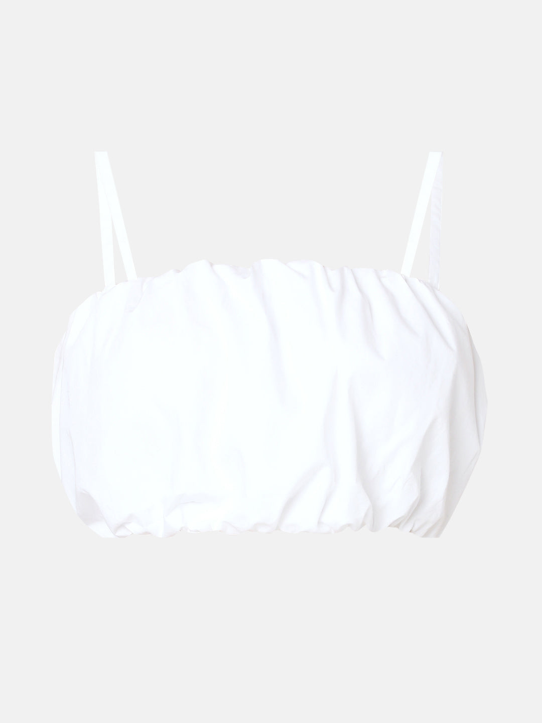 White Strappy Crop Top