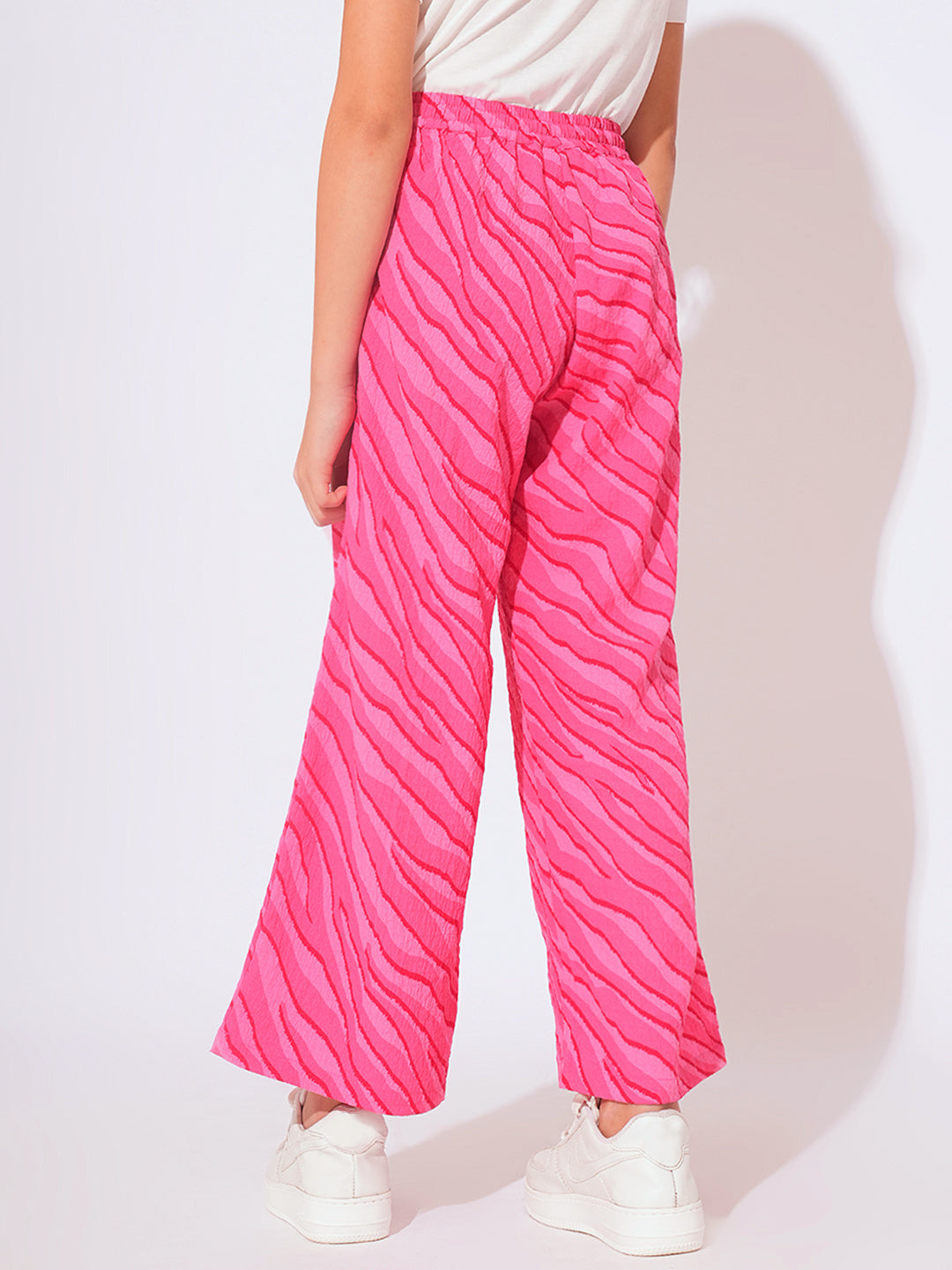GIRLS Pink Printed Pants