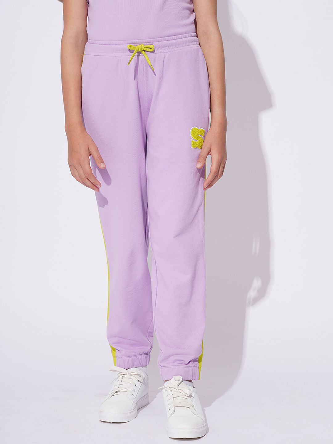 Girls Lilac Co-Ord Set Joggers