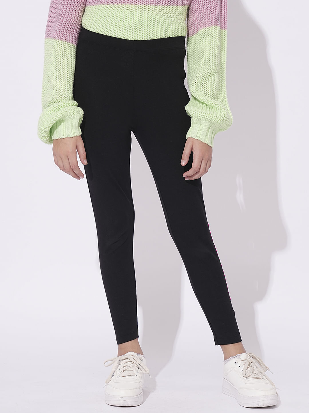 Girls Pack Of 2 Printed Leggings