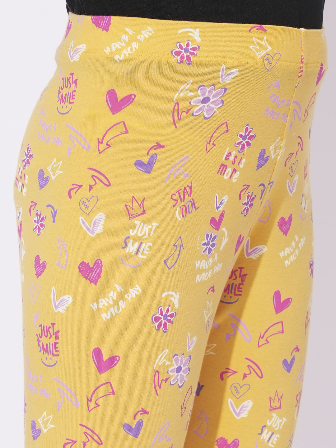 Girls Pack Of 2 Printed Leggings