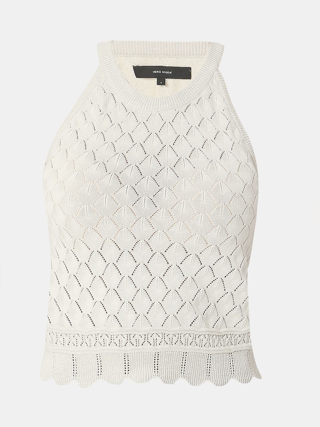 Off-White Knitted Top