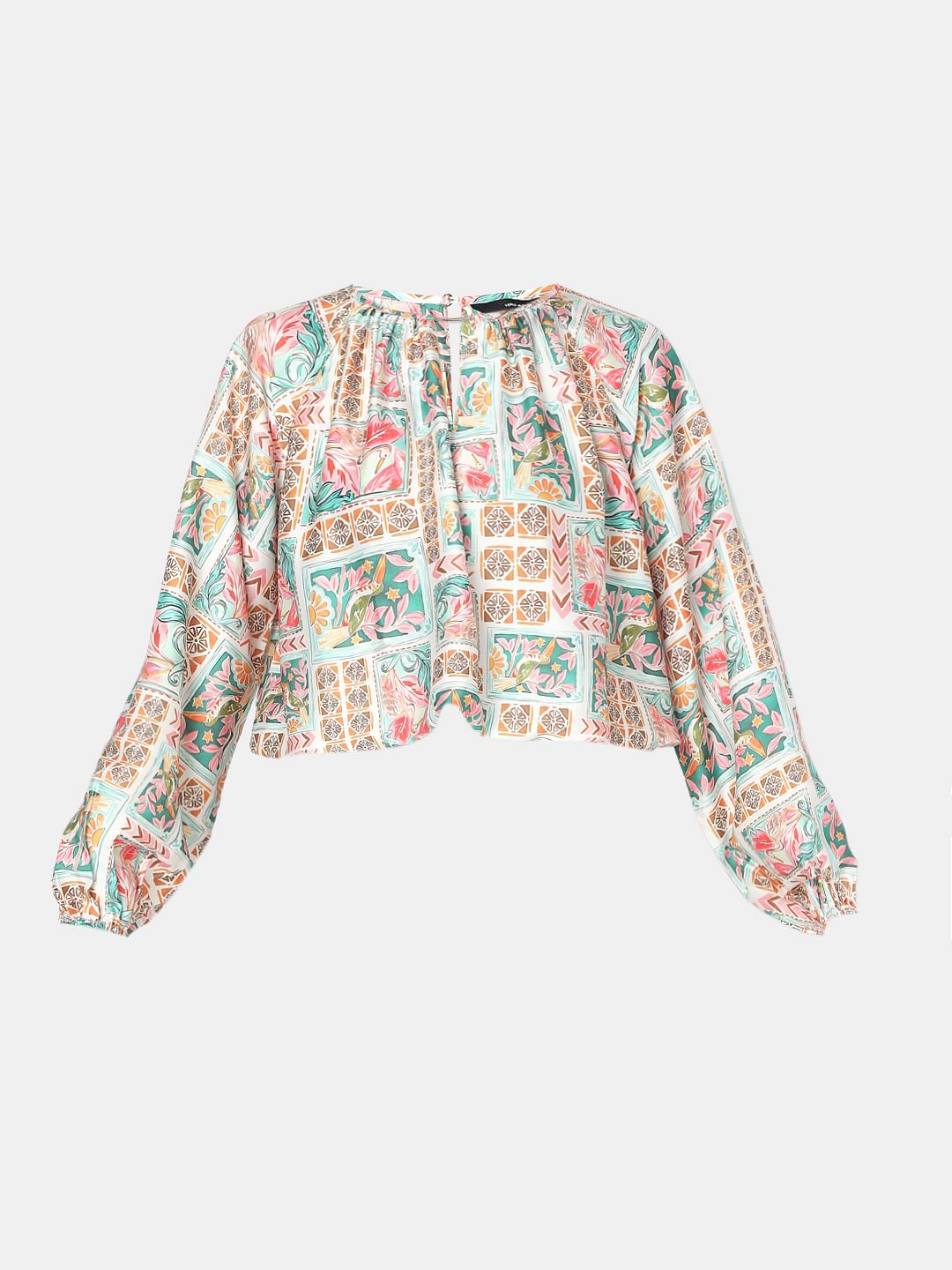 Multi-Colour Printed Top