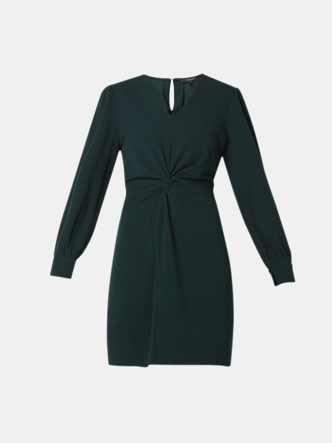 Dark Green Mini Dress