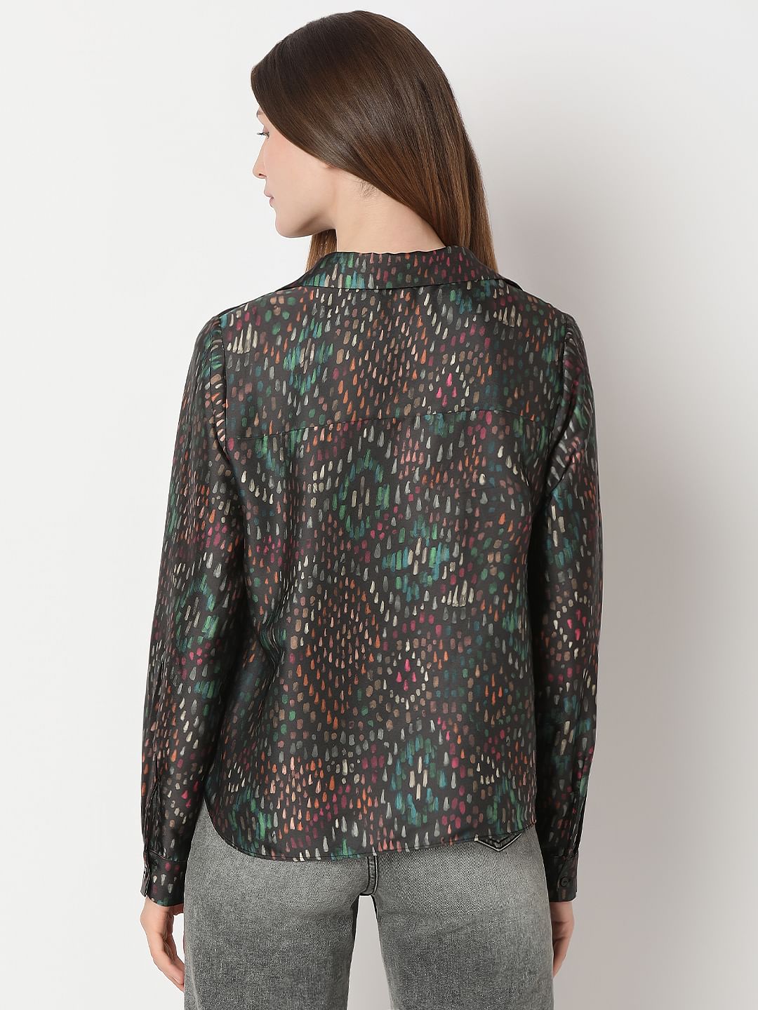 Black Printed Shirt
