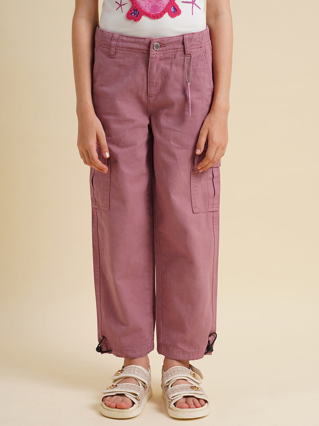 Girls Rose High Rise Mom Pants