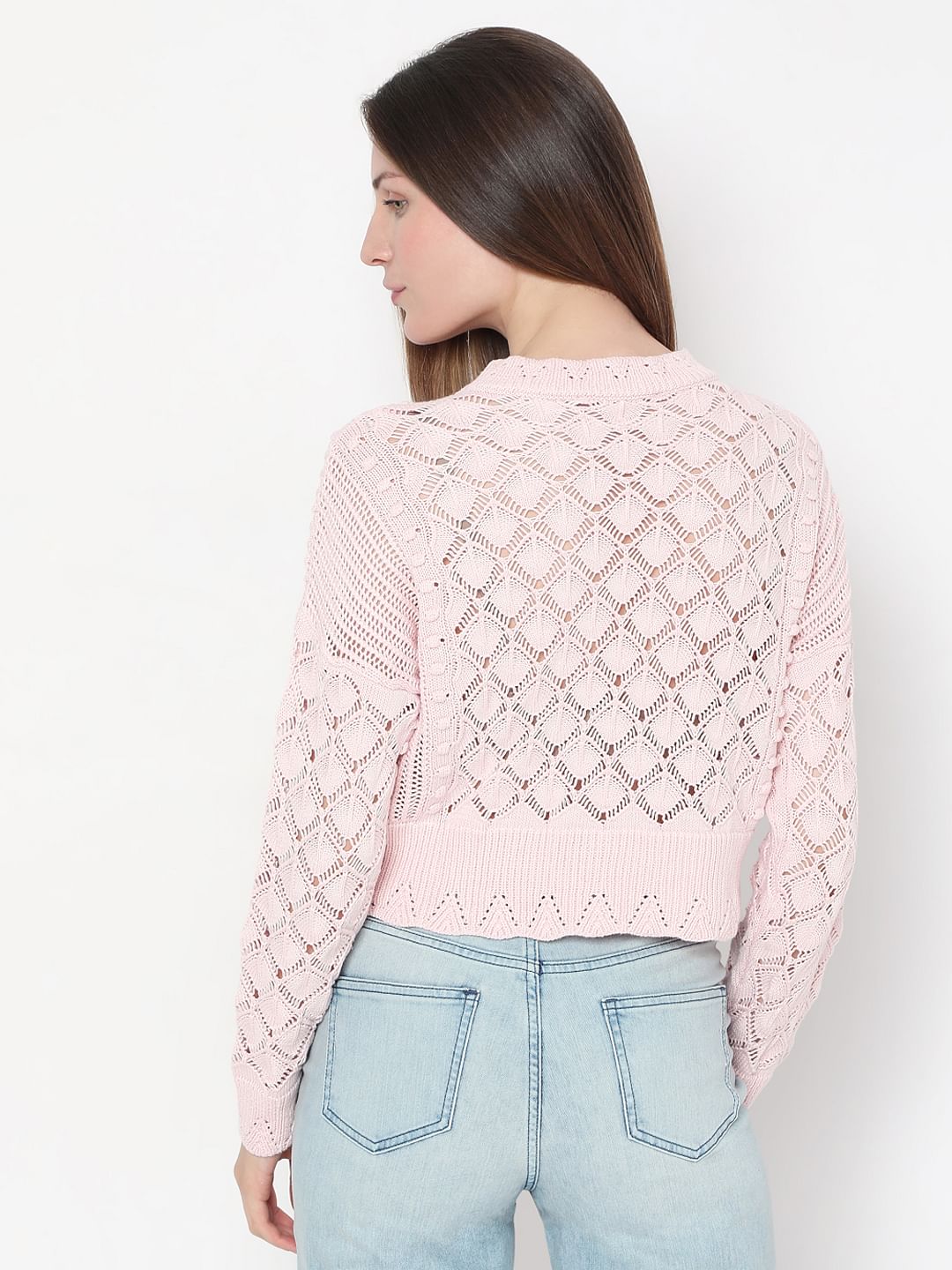 Soft Pink Knit Top