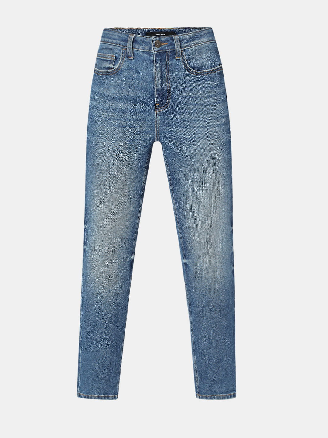 Blue High Rise Skinny Fit Jeans